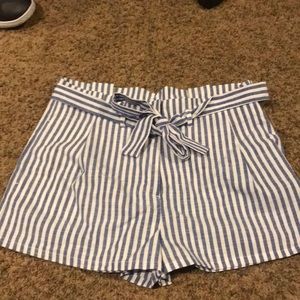 High wasted shorts.